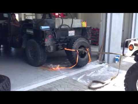 Removing runflats from a humvee/hummer tire