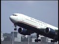 US Airways Boeing 767 takeoff, Kalitta 747, BMI A319 @ AMS US Airways Boeing 767 takeoff, Kalitta 747, BMI A319 @ AMS