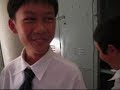 Boon gets into a locker Boon gets into a locker