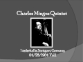 【TLRMC023】 Charles Mingus Quintet Vol. 1