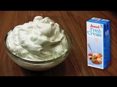 whipped cream