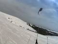 Snowkiten am Feldberg - Chris Volk Training/ Testbericht PS4 8m bei ca. 24kn Böhen bis 30kn