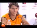 RAFA NADAL  CON roci bizcocho