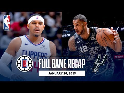 Video: Full Game Recap: Clippers vs Spurs | Tobias Harris Does It All For LAC