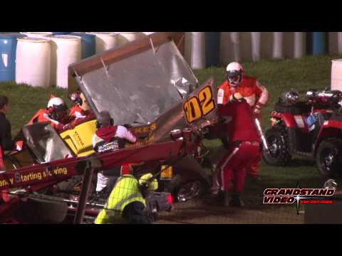  IRA Sprint Cars A-Main Highlights Dodge County