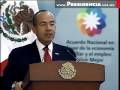 Acuerdo Nacional en favor de la Defensa de la Economía Familiar y el Empleo, Presidente Calderón 1 de 2