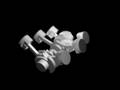 V6 engine animation