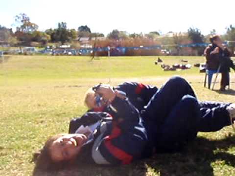Catfight brunette