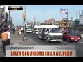 Robos y asaltos en la Av. Perú en San Martin de Porres