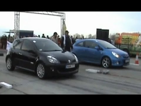 Watch RC Video: 'Opel Corsa OPC Vs. Renault Clio RS Drag Race [1/4 Mile]'