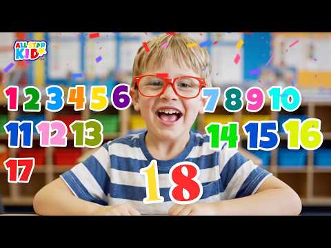 Come count with me #18 #numbers All Star Kid is an edutainment brand ...