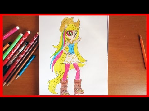 how to draw applejack