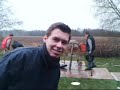 oudjaarsdag carbit schieten terbroek met betonmolen