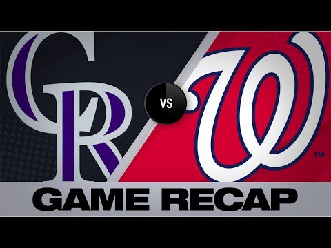 Video: Rendon's HR in 7th leads Nats to Game 1 win | Rockies-Nationals Game Highlights 7/24/19