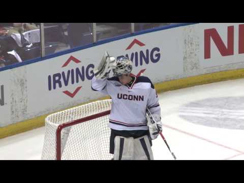 Huska Lifts Huskies to 3-1 Victory over No. 11 Vermont