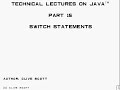 Java Tutorial 15. Switch statements