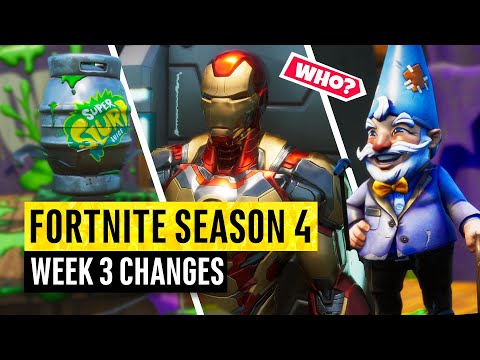 Fortnite | All Season 4 Map Updates and Hidden Secrets! WEEK 3