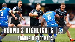 Sharks v Stormers Rd.3 2019 Super rugby video highlights | Super Rugby Video Highlights