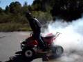 Mullett doing burn out