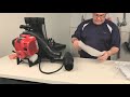TB4BP EC Backpack Gas Leaf Blower FULL SETUP