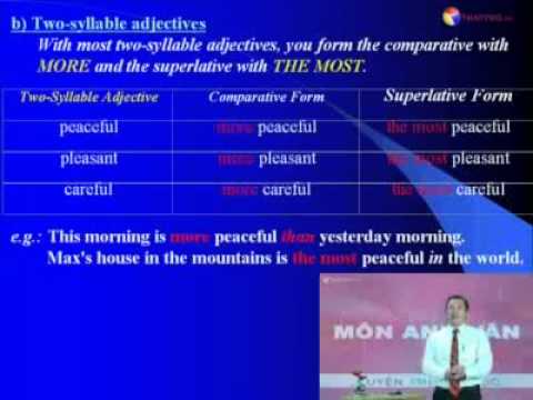 comparison - http://hoc-english.blogspot.com/ So sánh của tính từ - học tiếng anh - Comparison Of Adjectives.