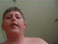 milk and cereal on my chest