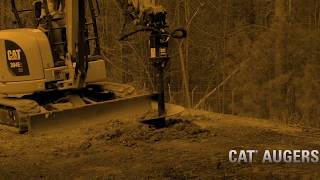Learn about different auger attachments, bits and teeth for your Cat backhoe loader
