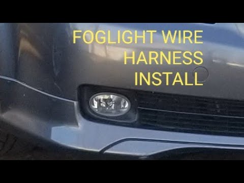 2004 2005 2006 Acura tl honda accord foglight wire harness tutorial