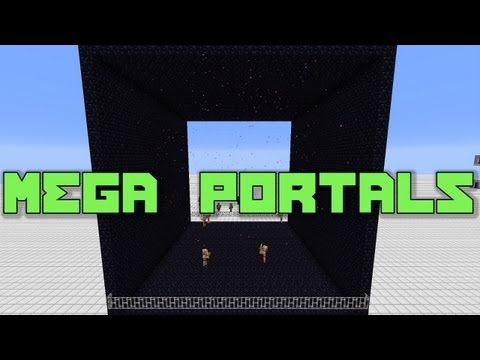 Minecraft 1.7: Snapshot 13w37a - MEGA PORTALS - Fast Gold Farm