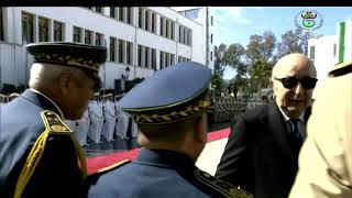 رئيس الجمهورية القائد الأعلى للقوات المسلحة وزير الدفاع الوطني يقوم بزيارة لمقر وزارة الدفاع الوطني