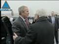 Footage From Ramallah as President George Bush Meets Palestinian President Mahmoud Abbas