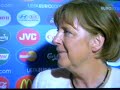 Interview with Angela Merkel after the euro 2008 final Interview with Angela Merkel after the euro 2008 final