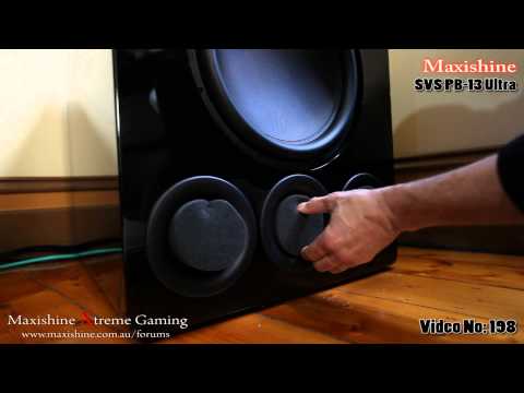 woofer - The SVS-PB-13 1000 RMS Subwoofer compares to other Subwoofers three times the Price. At $2499 it packs a Huge amount of controlled bass. It Weighs a massive ...