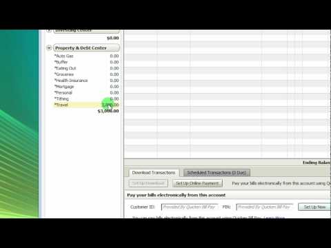how to budget quicken