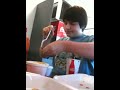 Me enjoying my nachos