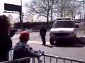 YANKEES PLAYERS WALKING INTO YANKEE STADIUM AN IN THEIR CARS