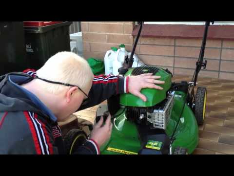 how to change oil on a john deere b