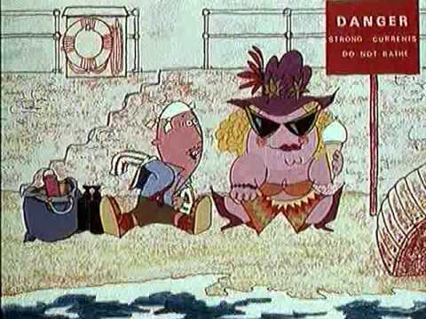 Joe and Petunia - Saftey Flags At The Beach