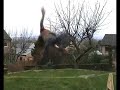 Slackline Backflip Dismount