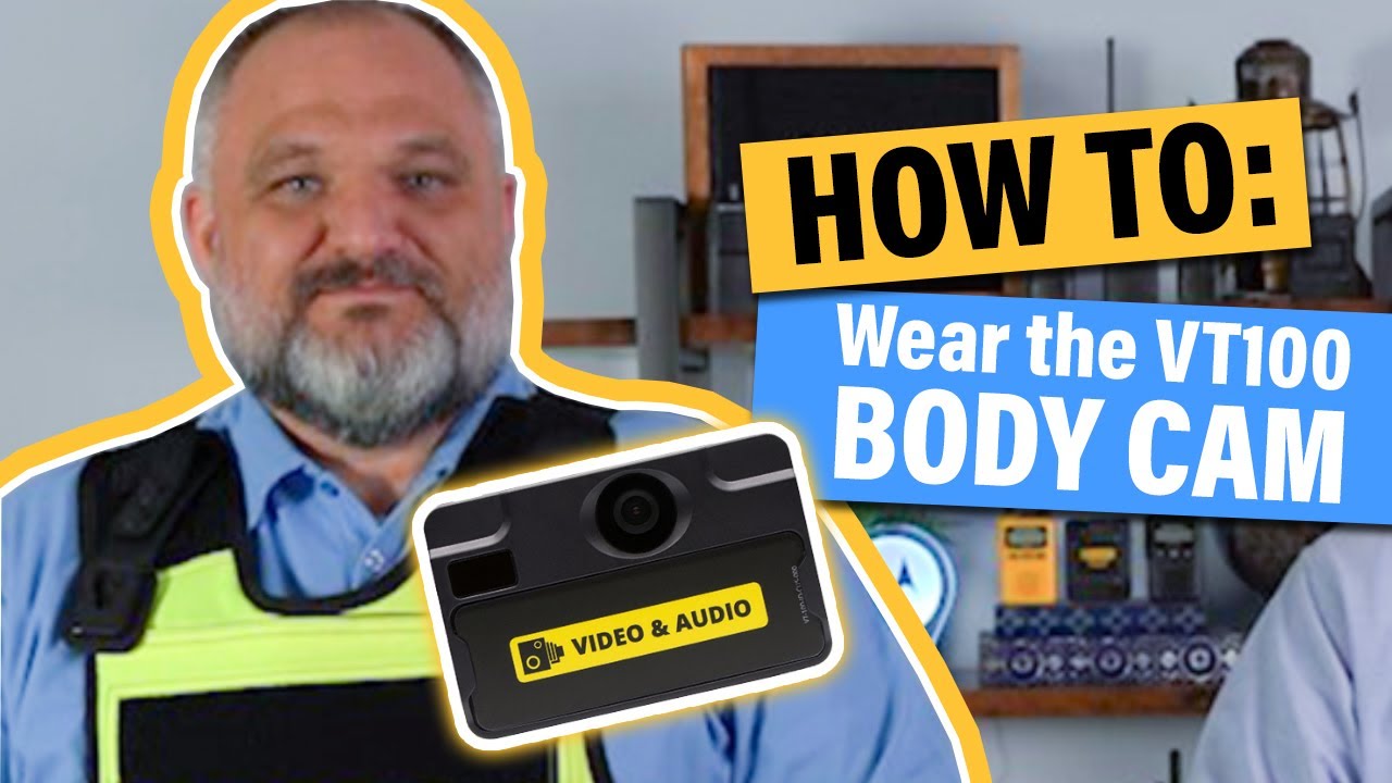 How to wear your VT-100 body cam - Motorola Solutions body-worn camera wearable options