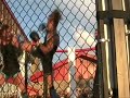 caught while kicking