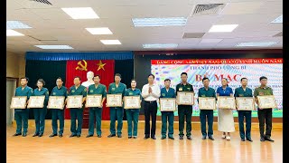 Bế mạc diễn tập chiến đấu xã phường và các đơn vị tự vệ trên địa bàn trong khu vực phòng thủ năm 2023