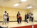Walking on the moon part 2- finish choreo grounp 1