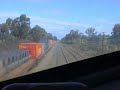 MB2 passing B74 on Tallarook bank