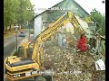 Haus Abriss gefilmt mit C-MOR Haus Abriss gefilmt mit C-MOR