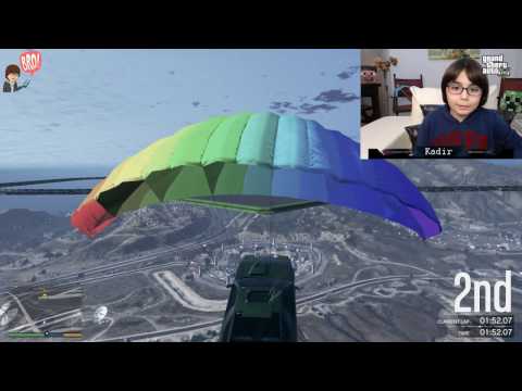 GTA 5 Online - PARAŞÜTLÜ ARABALARLA YARIŞIYORUZ Misafirimle - BKT