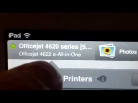 how to sync hp printer to ipad