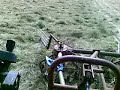 Turning the silage, 2008 Irish style
