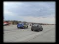 Mitsubishi Lancer EVO IX Vs. Subaru Impreza WRX STI Drag Race [1/4 Mile]
