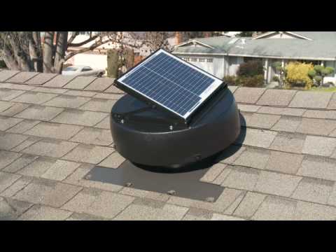 how to vent attic fan